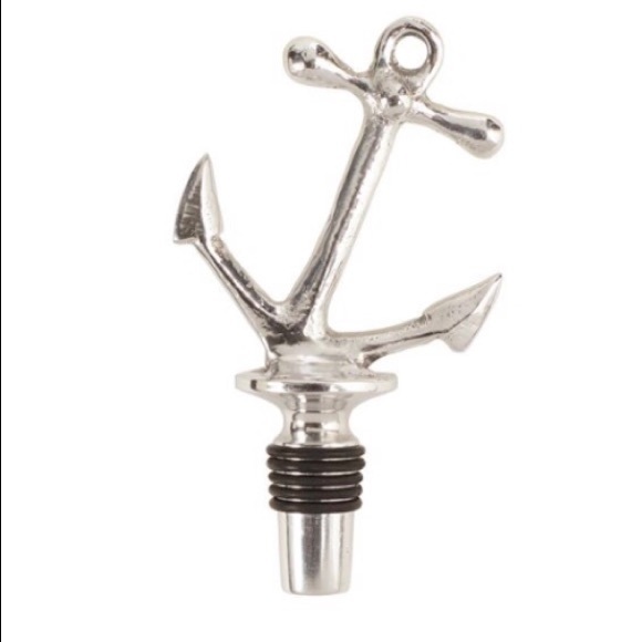 Mud Pie Dining Mud Pie Nautical Anchor Bottle Stopper Wine Topper